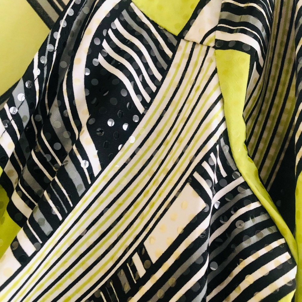 Shinny with black under layer